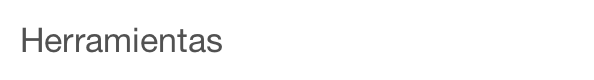 Herramientas